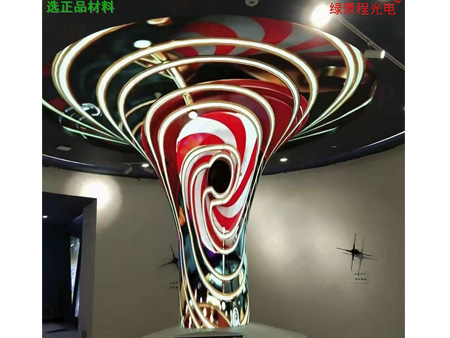 p2室內全彩led創意柔性屏幕