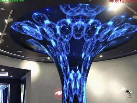 p2室內全彩led創意柔性屏幕