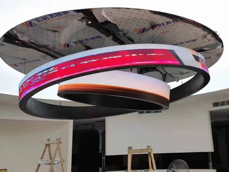 單面圓環(huán)顯示屏工程案例